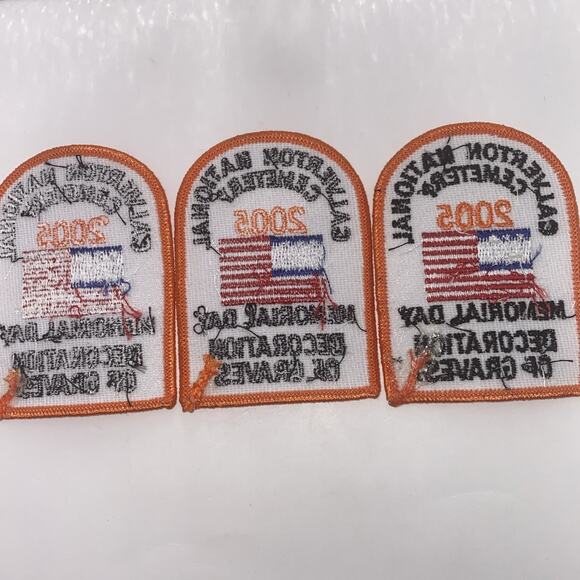 BSA Vintage 2005 Calvert on National Cemetery Decoration Of Graves Patch New - Picture 2 of 2